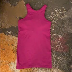 Lululemon Hot Pink stretch Tank